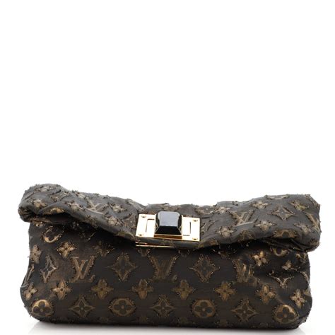 Louis Vuitton Altair Clutch Limited Edition Monogram Lurex 